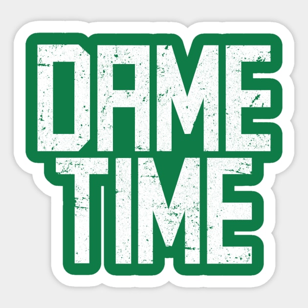 Dame Time - Milwaukee Bucks Sticker by Stalwarthy